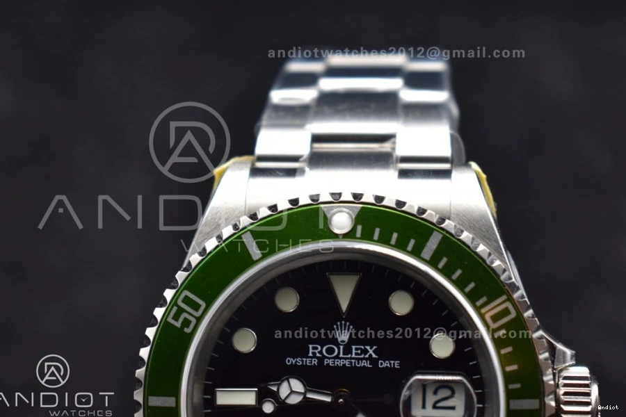 Green LV V2 Submariner Steel Bracelet Best ARF1:1 Edition SH3135 16610 SS on 904L 0124
